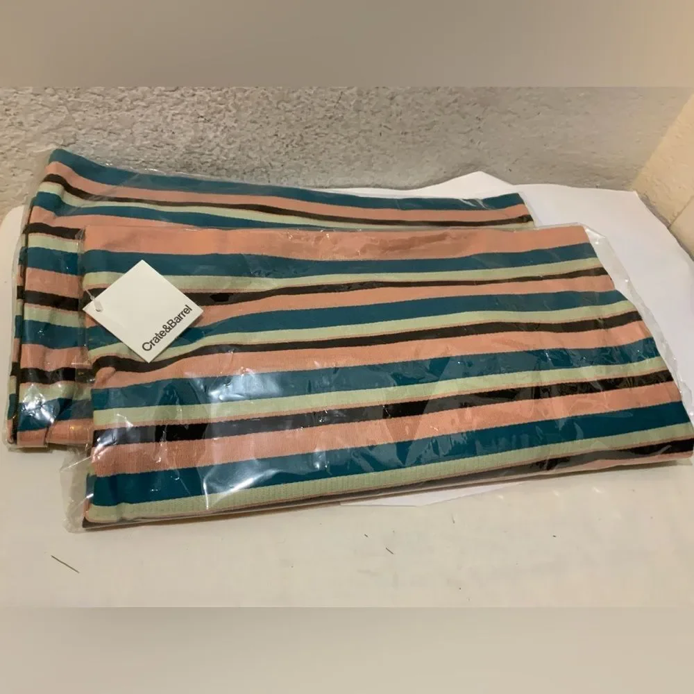 New Crate&Barrel 16”x36” Pillow Cover